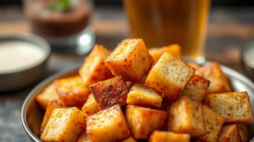Гренки к пиву: 3 вкуса. Как собрать три вкуса в одной подаче