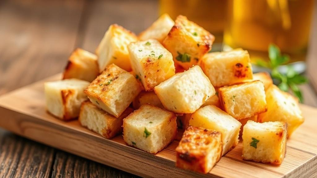 Гренки к пиву: 3 вкуса. Какой хлеб выбрать для гренок