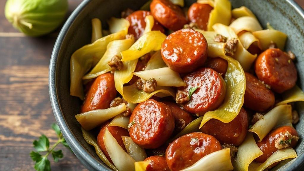 Тушеная капуста с сосисками: бюджетно и вкусно. Как не испортить текстуру капусты