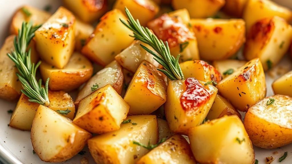 Запеченная картошка с розмарином и чесноком: простой способ получить ароматный ужин без лишних усилий