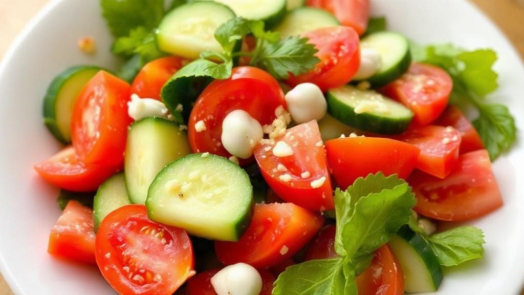 Простой салат из огурцов и помидоров с брынзой: свежий вкус, который легко полюбить