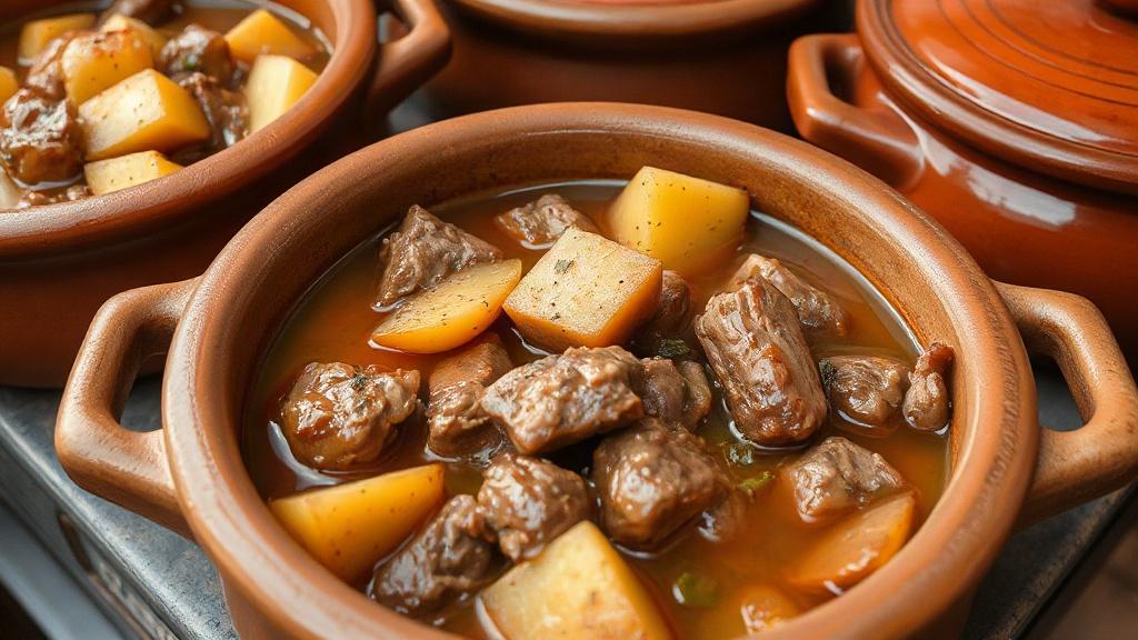 Жаркое из свинины с картофелем в горшочках: блюдо, которое пахнет домом